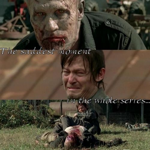 The saddest moment? Really?  Really?