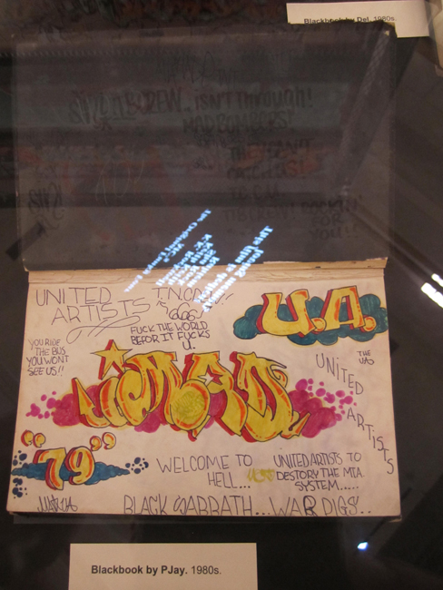 Graf Writers Black Book. I love the reference to Black Sabbath's War Pigs on the bottom