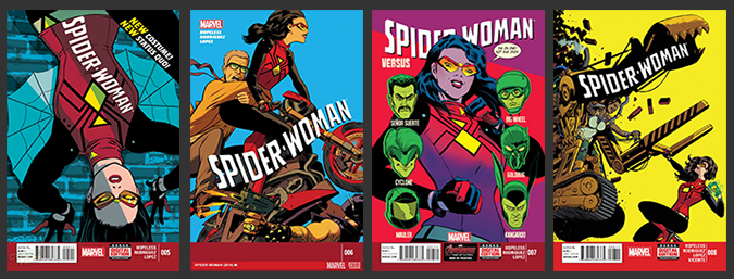 Spider-Woman-Covers